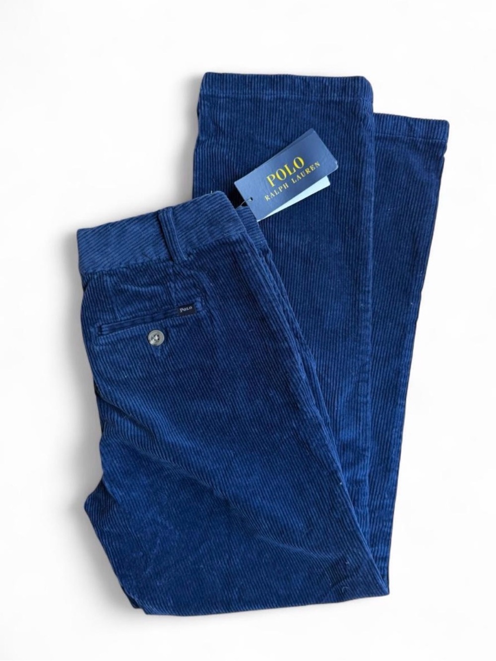 Polo by Ralph Lauren NWT Boys Blue Corduroy Pants - Size 10